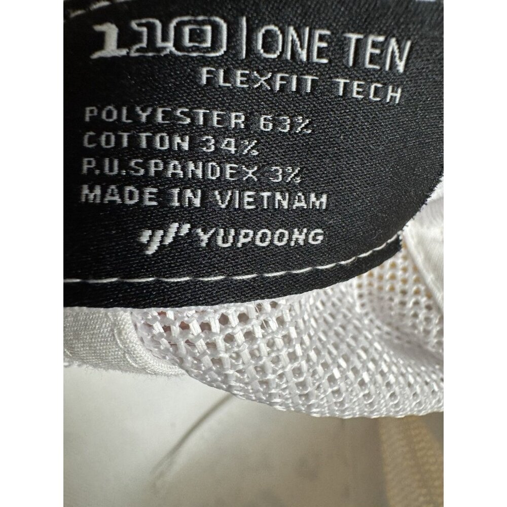 TravisMathew Floral Flexfit 110 Snapback Golf Hat Gray White - Picture 3 of 4